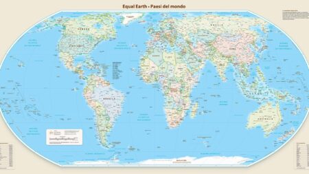 Con Equal Earth il mondo è cambiato anche sul mappamondo